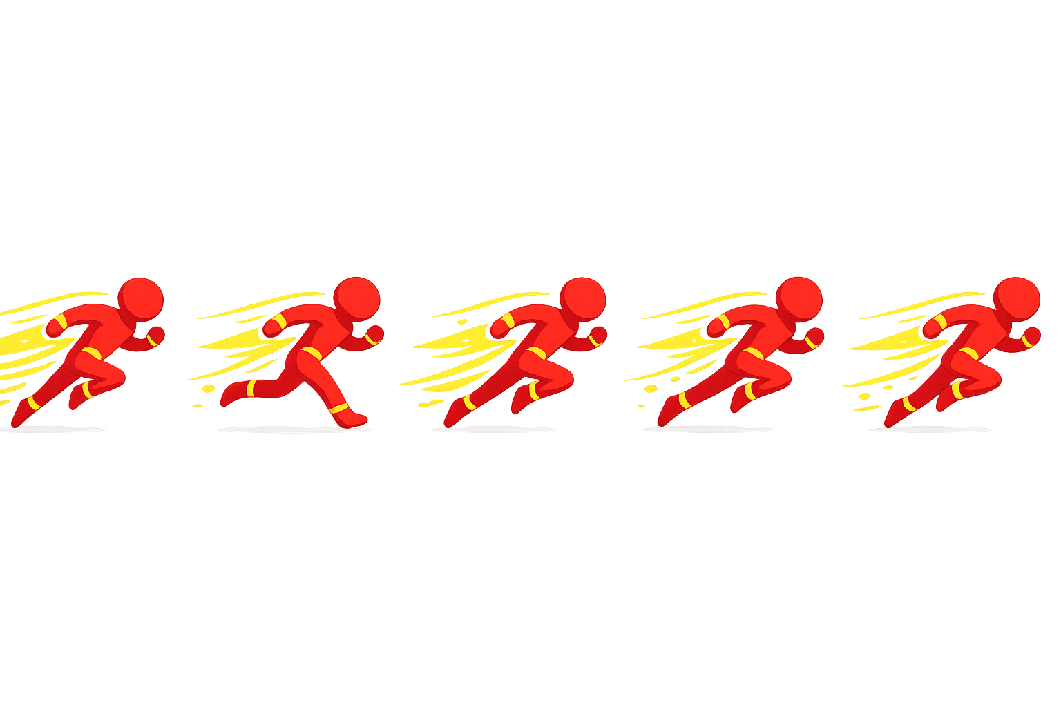 Flash Running Mascot