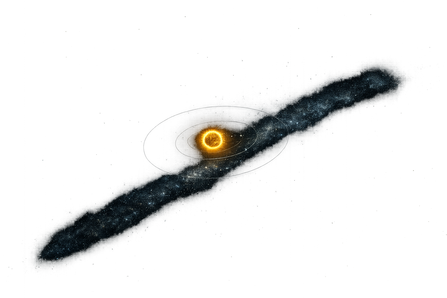 Solar system travel path